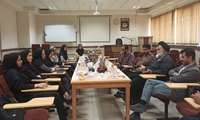 نشست صمیمانه مسئول نهاد رهبری دانشگاه با اعضائ هیئت علمی دانشکده داروسازی در خصوص بررسی مشکلات دانشجویان و اساتید